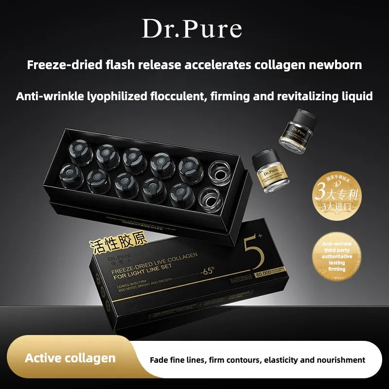 Collagen Peptide Anti-Wrinkle Freeze-dried powder- Firming, Lifting Hydrating Face Kit for All Skin Types Beauty care product