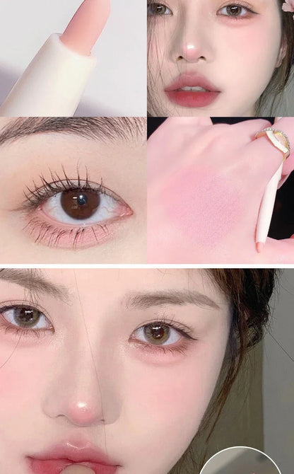 Glitter Pink Lying Silkworm Pen Color Natural Brightening Matte Eye Shadow Pencil Shimmer Glue Eyeliner Waterproof Korean Makeup