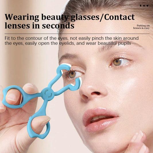 Women Contact Lens Inserter Wearing Tool Contact Lenses Remover Travel Kit Eye Care Contact Len Accessor For Special Clamps Tool Badiee Stylez