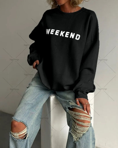 American Fashion Brand Harajuku Retro Letters Fashionable Loose Hoodie Women Street Hip-hop Punk Y2K Casual Oversized Sweatshirt
