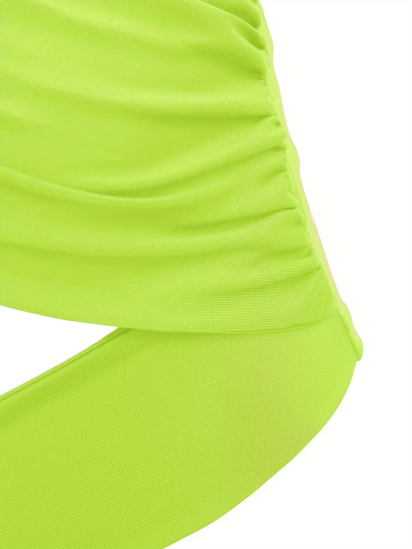 Europe and the United States solid color hanging neck small tube top hollowed out umbilical slim hot girl suspender vest