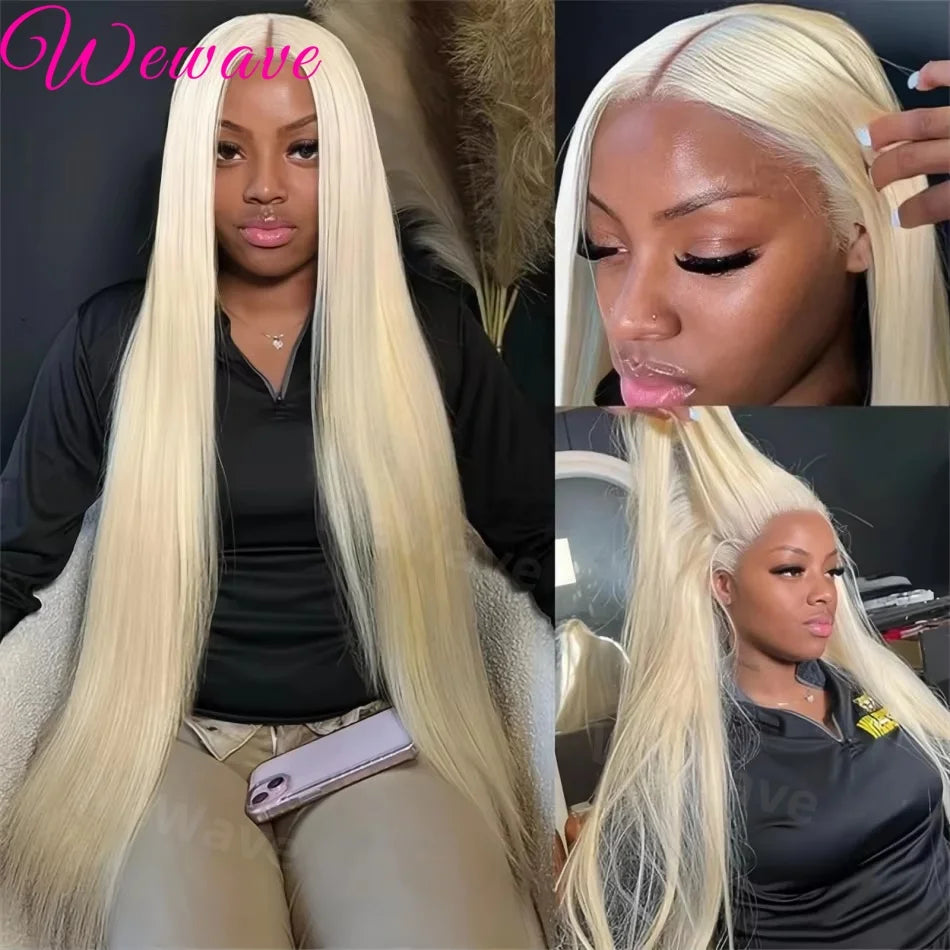 613 Blonde Lace Front Wig Human Hair 13X6 Hd Lace Frontal Wig Straight Lace Front Wigs Human Hair 13X4 Lace Front Human Hair Wig 13x6 Lace Wig 38inches