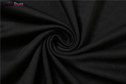 Weird Puss Elegant Irregular 2Piece Set Summer Women Chic Classic Tank Tops+Skirts Pants Matching Trend Ruched Suits Streetwear Badiee Stylez