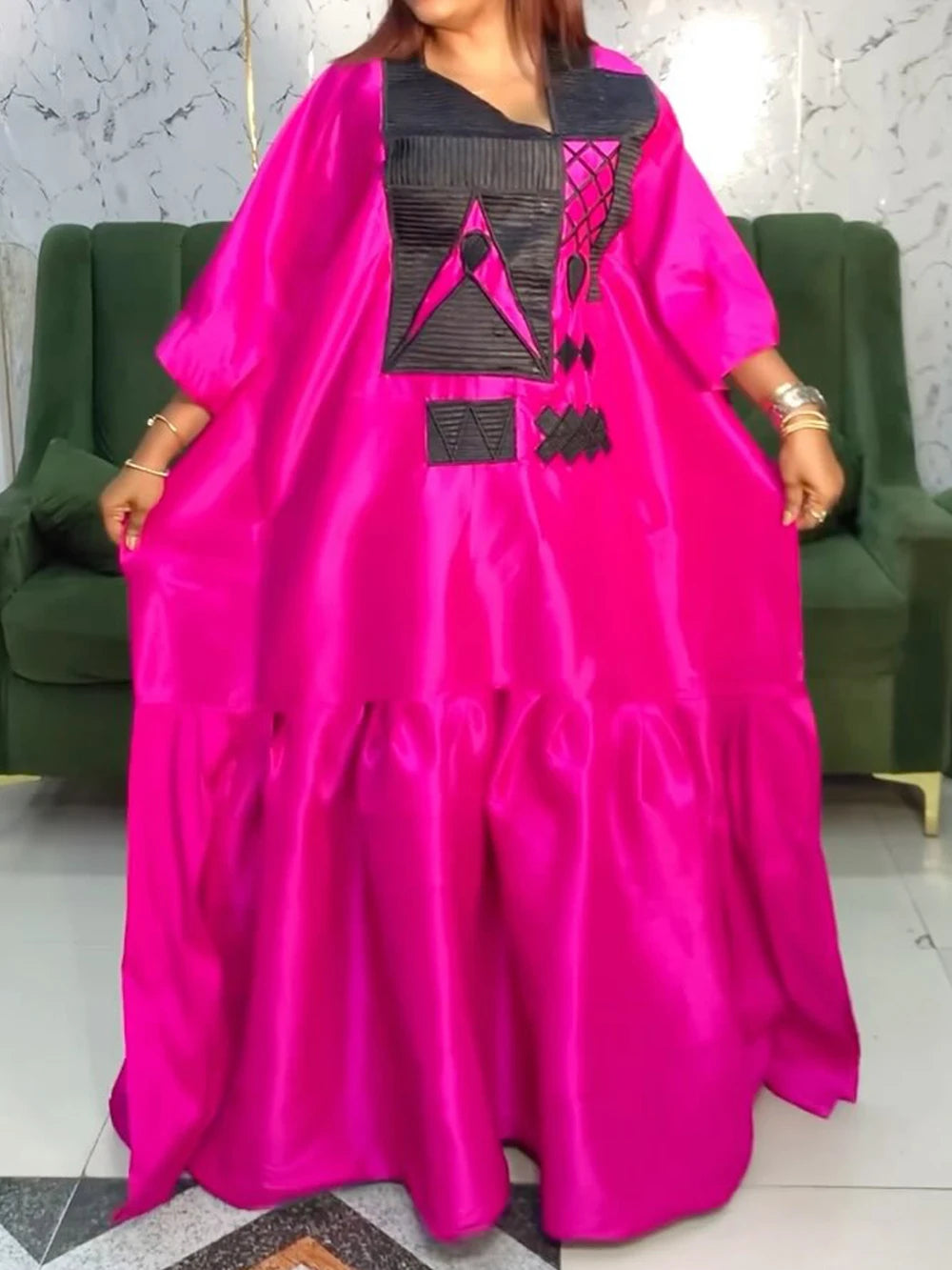 Traditional African Dresses For Women Dubai Turkey Kaftan Abayas Party Prom Birthday Evening Long Dress Ladies Clothing Boubou Badiee Stylez