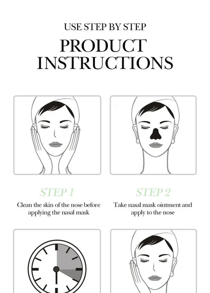 Blackhead Remover Mask Bamboo Charcoal Shrink Pores Acne Black Head Removal Cream Nose Cleansing Black Peel Off Masks Skin Care