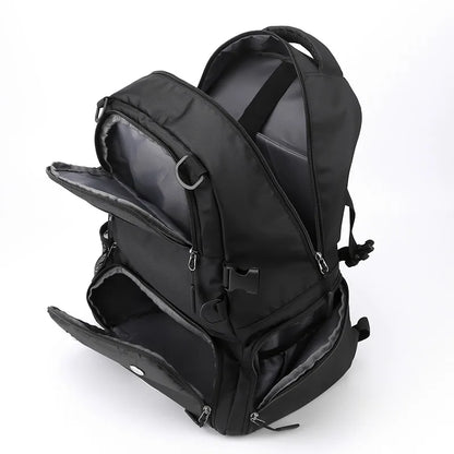 basketball sports backpack with shoe compartment man soccer bag boys football school bag black large capacity school backpack