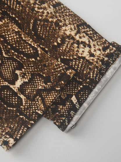 Women's Sexy Leopard Print Skinny Nightclub Jumpsuit Spaghetti-Neck Yoga Clothes Fitness Coverall Female Club Outfits