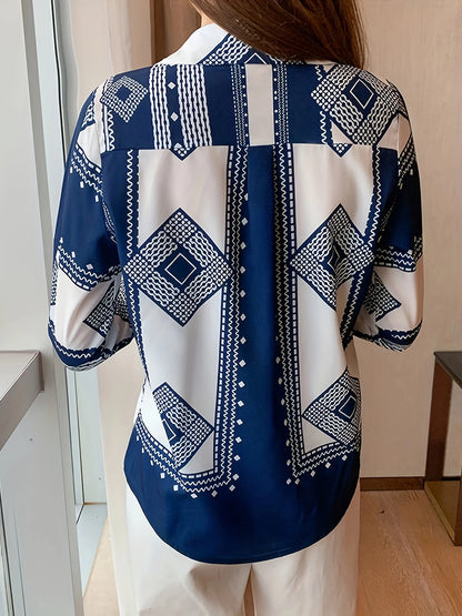 Fashion ladies shirts New elegant Women Blouses Long Sleeve Button-Down Tops blusa mujer