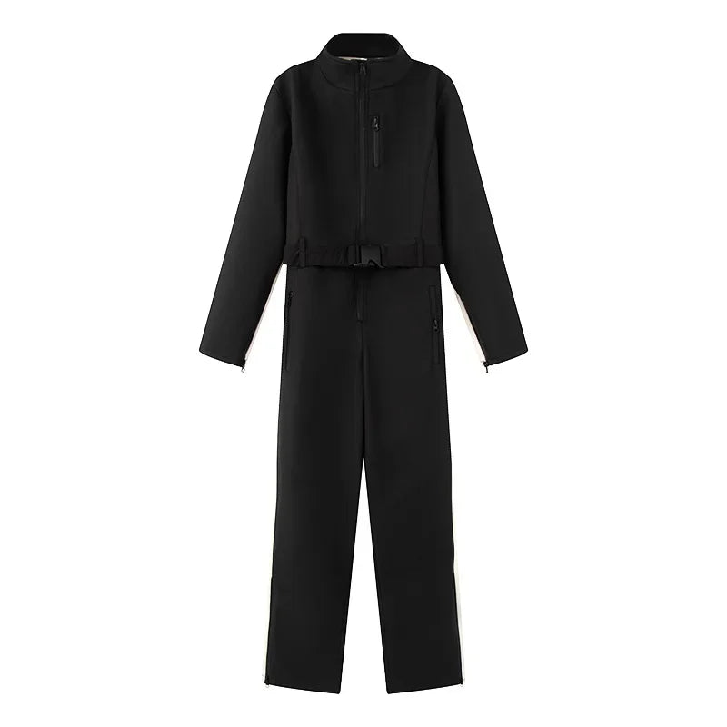 Women Waterproof Windproof Skiing Suit Fashion Female Elegant Skateboard Jumpsuit Winter Ski Jumpsuits for Women Snow Suit Badiee Stylez