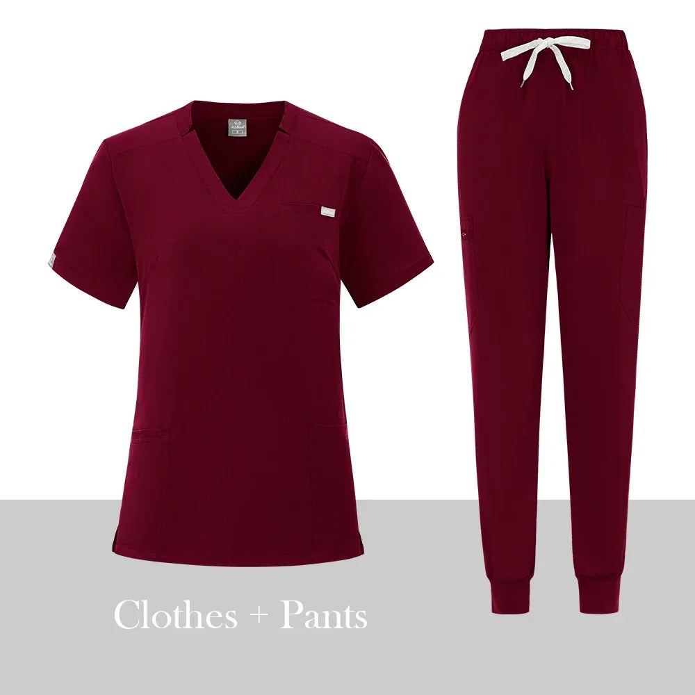 Wholesale Operating Room Medical Uniform Scrubs Hospital Working Scrubs Set Medical Supplies Nurse Dental Surgery Suit Workwear Badiee Stylez