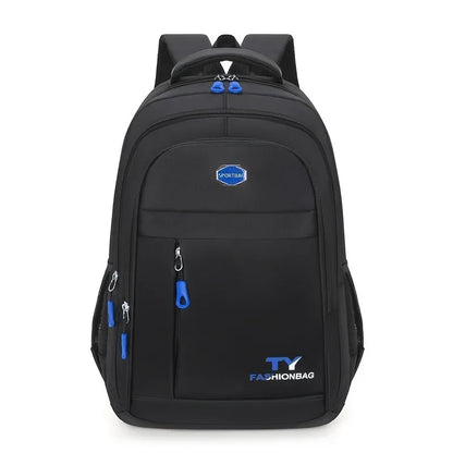 1 Pc Men's Backpack, Large Capacity Waterproof Casual Backpack,Adjustable Computer Backpack Blue