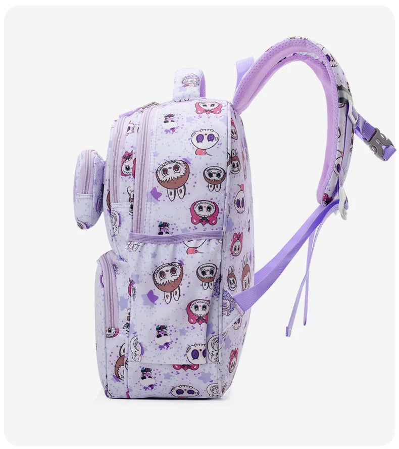 New Large Capacity Bag Children Backpack Cute Cartoon Primary School Bag Shoulder Bag New Kids Practical Portable Backpack