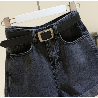 Women's Denim Shorts Summer 2024 New Loose Wide Leg Short Jeans Female Casual Clothes A-line Pants for Women