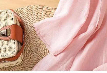 Thin Streetwear Vintage Clothes Ethnic Style Cotton Linen Shirts for Women Clothing Top Tshirt Tees Fashion Casual Embroidery