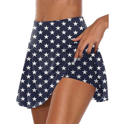 12 Colour Leopard Print Butt Lifting Skorts Casual Summer Workout High Waist Shorts Women's Clothing