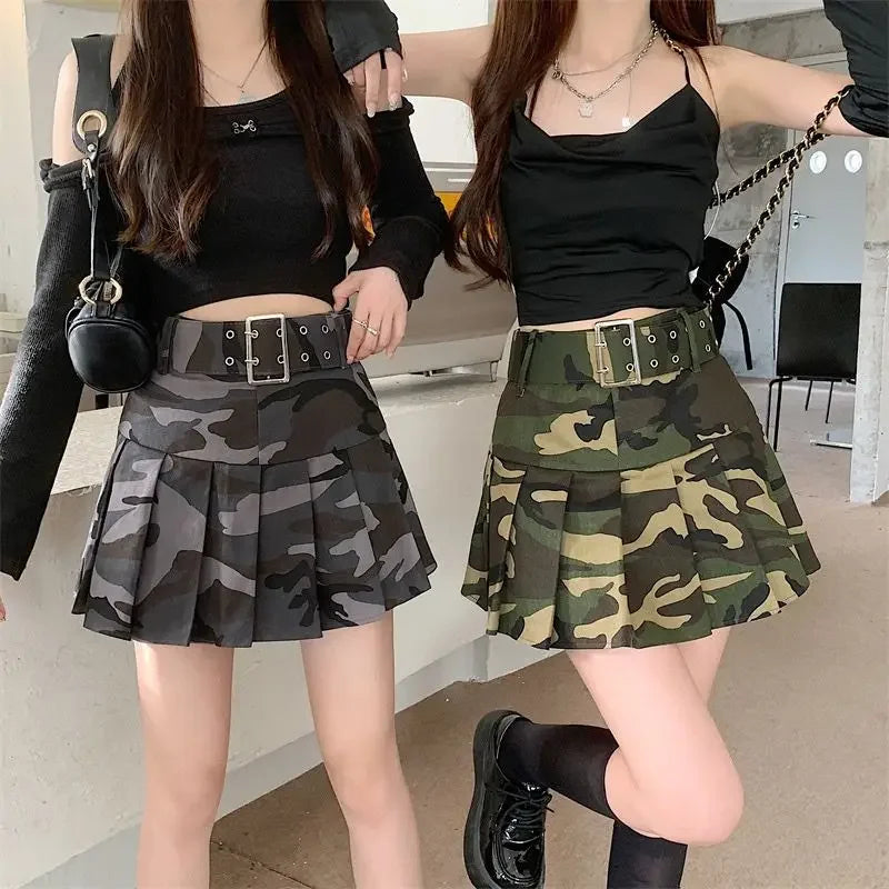 Short Mini High Waist Gyaru Skirts for Women Pleated Pleat Quality Modest Premium Aesthetic Stylish Y2k Vintage V Woman Skirt