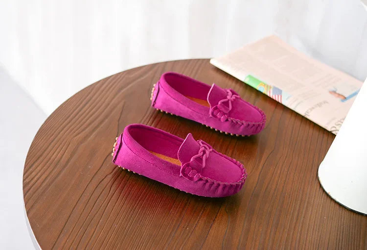Children Loafers Shoes Boys Flat Sneakers Baby Kids Casual Shoes Toddler Girls Breathable Slip-on Shoes Soft Bottom Solid Color Badiee Stylez