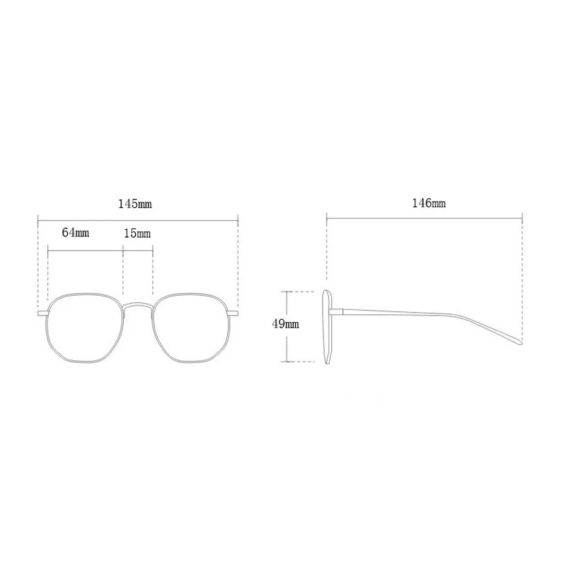 Transparent Computer Glasses Frame Women Men Anti Blue Light Round Glasses Blackout Glasses Optical Glasses Lenses Badiee Stylez