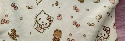 Japanese Hello Kittys Skirt Kawaii Cartoon Kittys Print Dress Y2K Girls Slim-Fit Cake Skirt Women's Sexy Strapless Dresses Gift