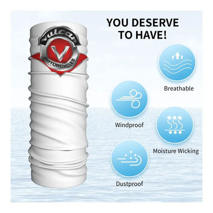 Vulcan Motorcycle Modren Bandana Neck Cover Printed Wrap Scarf Multi-use Headwear Outdoor Sports Unisex Adult Washable