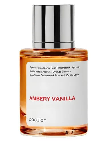 50ML Dossier Ambery Saffron Ambery Vanilla Floral Marshmallow Gourmand White Flowe Arabian Women's Perfume Birthday Present Badiee Stylez