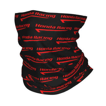 Custom H-Hondaes Motorcycle Rider Winter Headband Neck Warmer Women Men Ski Running Tube Scarf Moto Face Bandana Gaiter 4 Bandana