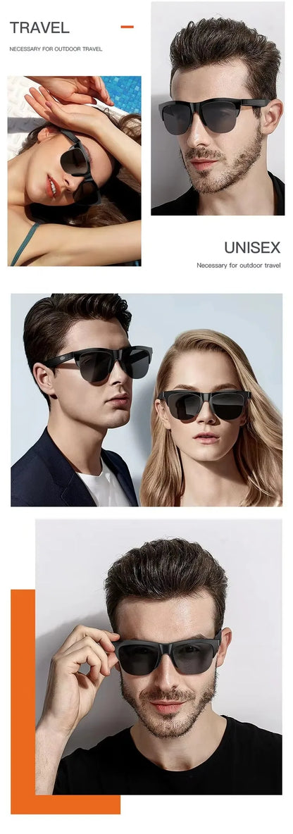 Xiaomi Bluetooth Glasses Earphones 2025 New Edition, Glasses with Earphone Function Smart Touch Waterproof Microphone Earphones Badiee Stylez