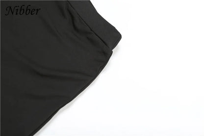 Nibber Sporty Casual 2 Piece Set Women Tracksuit Hooded Zip Crop Tops+Leggings Fitness Soft Stretch Streetwear Activity Suit