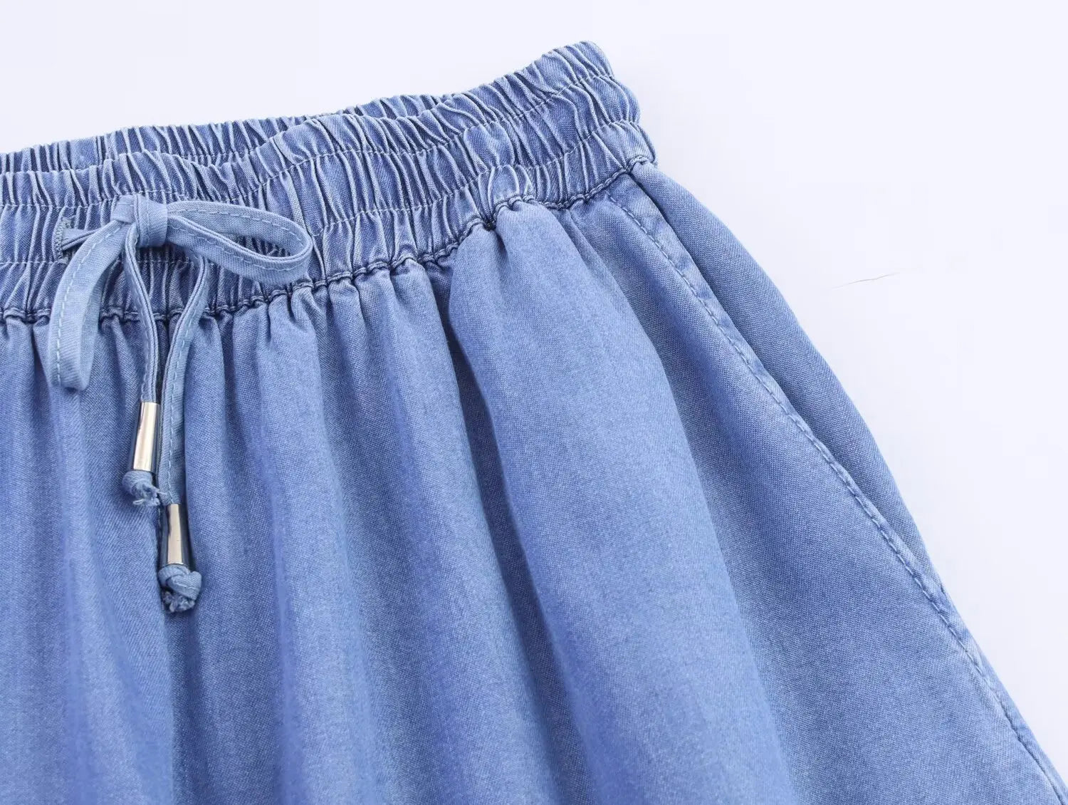 HH Women Solid Pant Sets Short Sleeves Bow Single-breasted Turn-Down Collar Shirts+Autumn Elastic Waist Pockets Wide Leg Pants Badiee Stylez