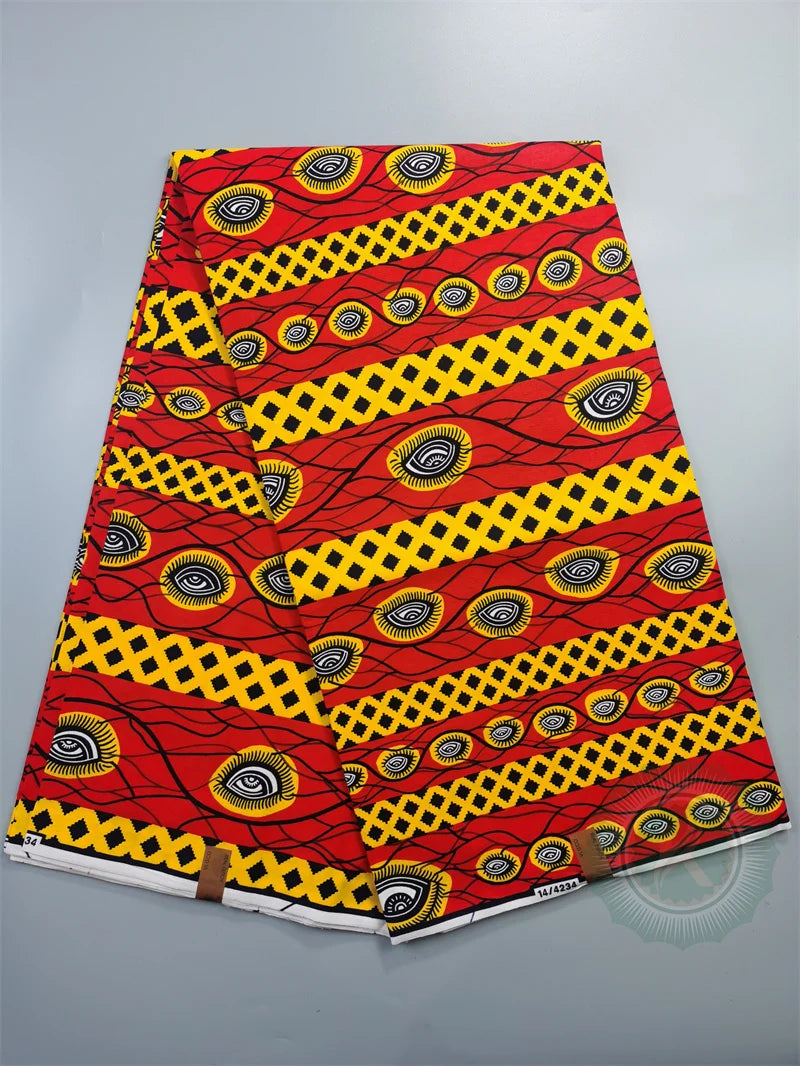 Classical Veritable Wax Guaranteed Real wax print fabric dutch hollandais pagne africa Dress 100% cotton 6yards