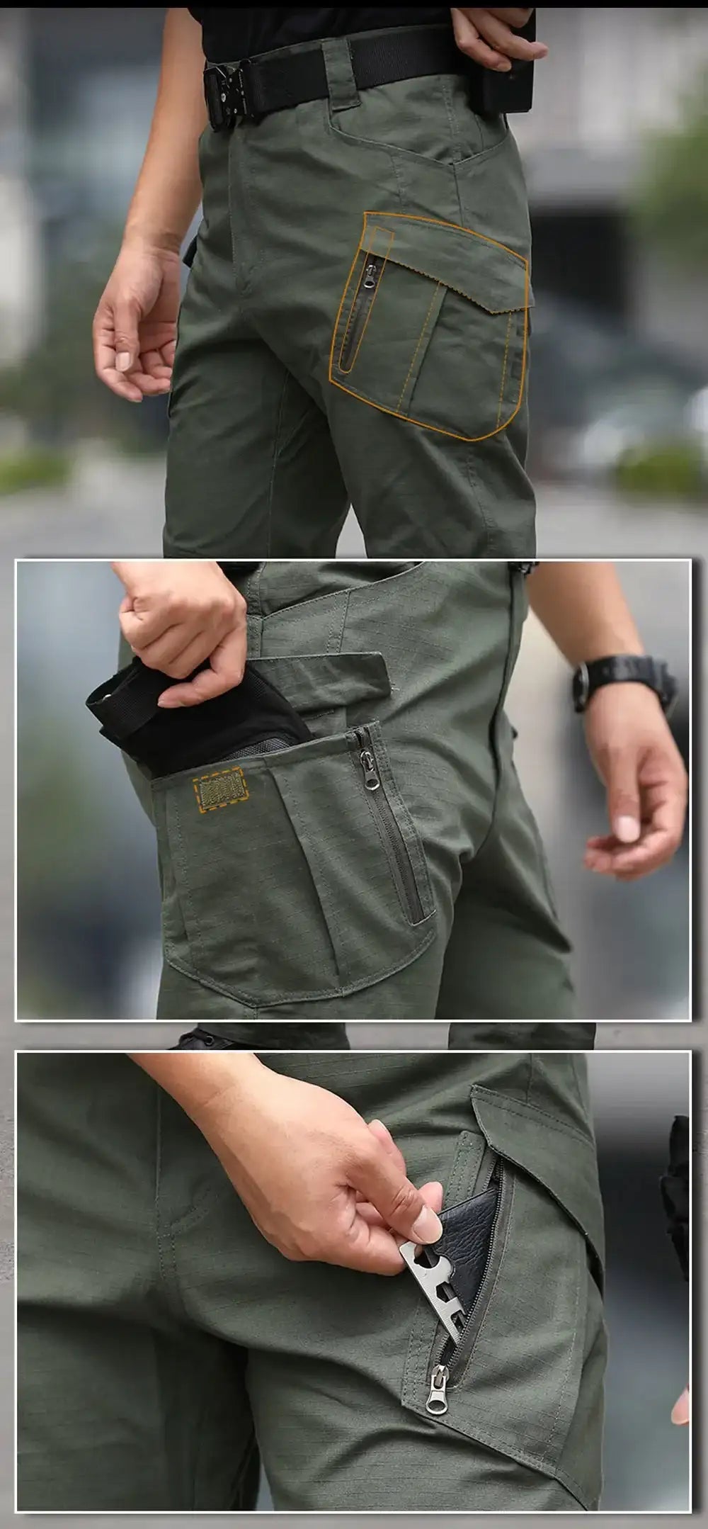 City Tactical Cargo Pants Classic Outdoor Hiking Trekking Army Tactical Joggers Pant Camouflage Military Multi Pocket Trousers - Badiee Stylez