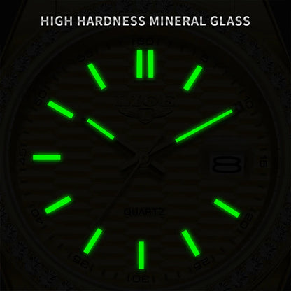 LIGE 2025 NEW Women's Watch Luxury Fashion quartz wristwatch ladies Stainless Steel Waterproof Calendar Watch for Women reloj