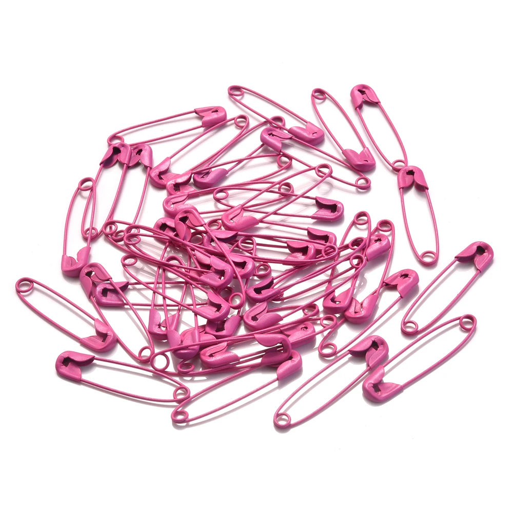 30pcs 6x30mm Colorful High Quality Safety Pins Paper Clip DIY Sewing Tools Metal Needles Large Safety Pin Brooch Accessories 5