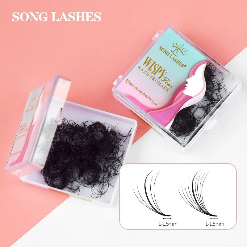 SONG LASHES High quality Professional Premade Lashes 5D 9D Wispy Lashes eyelashes extensions