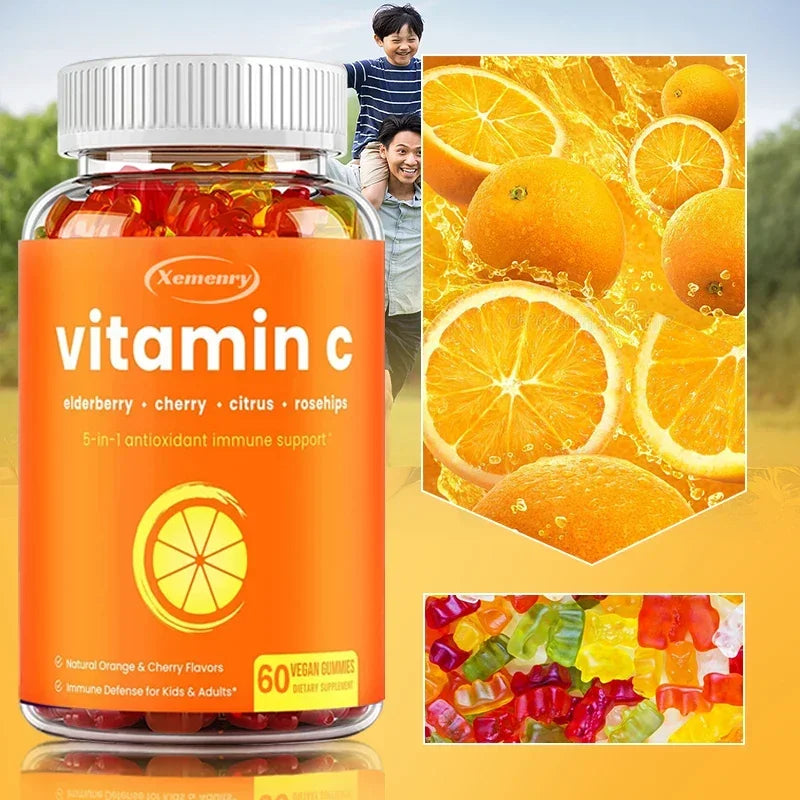 Vitamin c - Overall Health Vitamin Dietary Supplement, Boosts Immunity, Gluten-Free Vegetarian