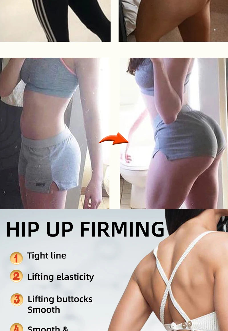 Sexy Hip Buttock Enlargement Hip Firm Essential Oil Cream Effective Hip Lift Up Butt Beauty Female Hips Tightening Massage Oils