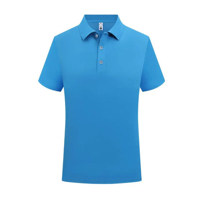 Sublimation Blank Polo Shirts Men Summer Short Sleeve Collar T Shirt Wholesale Casual Polo Tshirt For Men Camisas Para Hombres