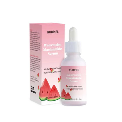 Watermelon Niacinamide Serum Facial Glow Serum Makeup Primer Hydrating Essence Lightweight Moisturizing Facial Serum 30ml