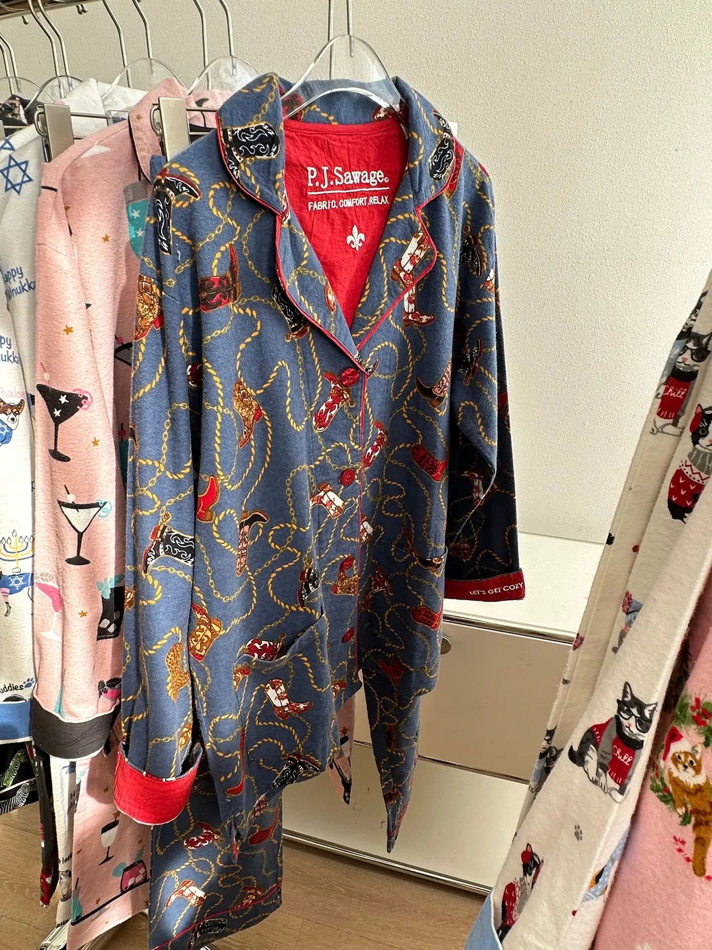 Women's Winter Pyjama Suit Print Long Sleeve Turn Down Collar Female Clothes 100% Cotton Single Breasted Sleepwear for Female