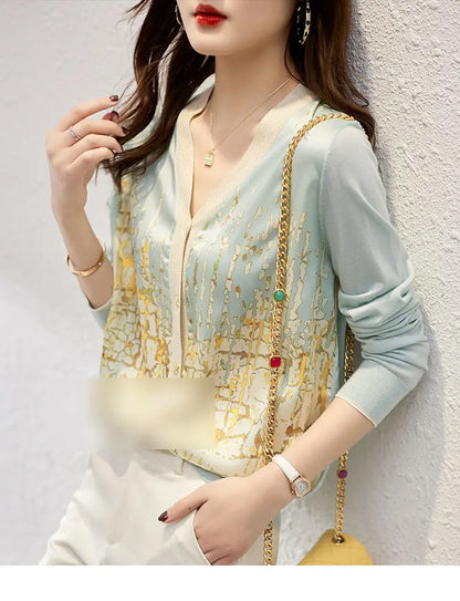 New Casual Soft Knit bottoming shirts Sweater cardigans sweater Tees Basic shirts knitted Tops