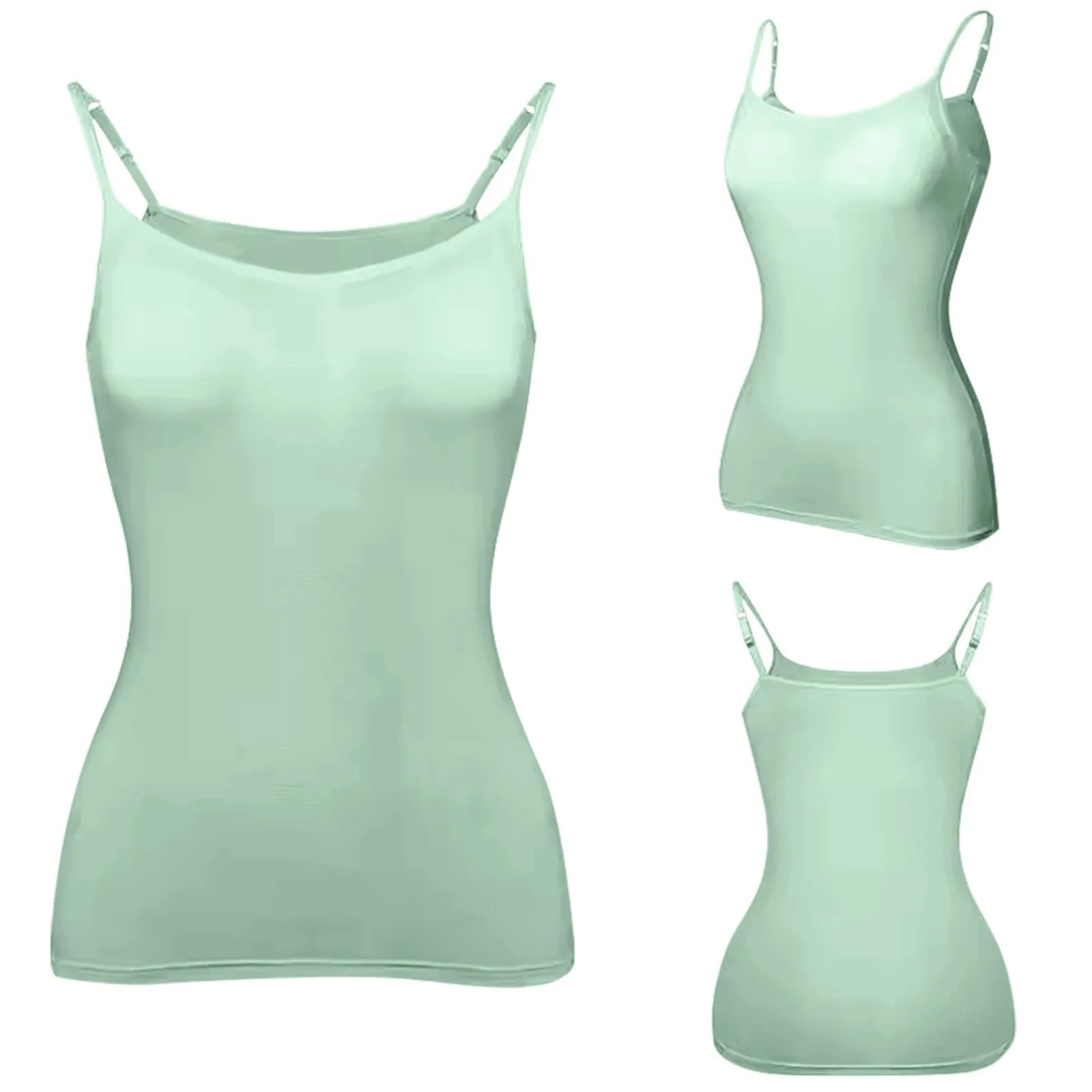 Summer Female Tanks With Chest Pad Basic Solid Sleeveless T shirts Women Slim Halter Neck Off-shoulder Camisole Tops Tees