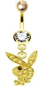 Belly Button Rings for Women Bunny Navel rings Gold color Rabbit Belly Rings Gem stone Belly Piercing Jewelry Body Jewelry 13