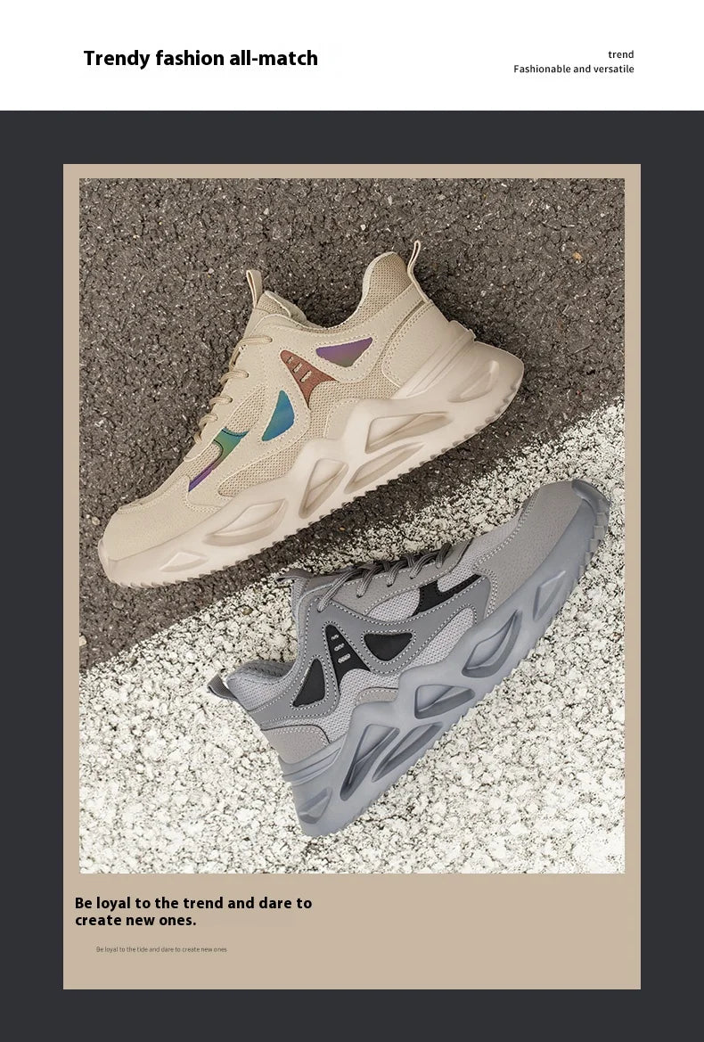 Lightweight Safety Shoes Men Women Work Shoes Steel Toe Cap Working Boots Sneakers Man Women Breathable Shoes Tactical Boots - Badiee Stylez