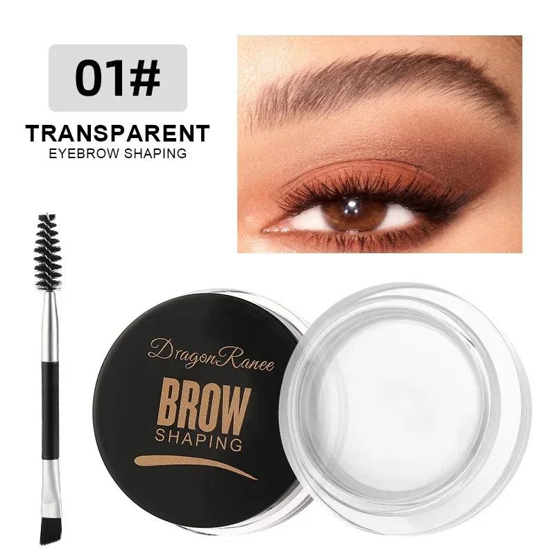 Matte Brown Black Wild Eyebrow Cream 3D Natural Tint Eyebrow Enhancers Gel Wax Waterproof Lasting Eye Makeup Cosmetic Tools 01
