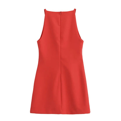 MUJER White Mini Dress Woman Sleeveless Summer Short Dresses For Women 2025 Off Shoulder Black Sexy Dress Evening Party Dresses