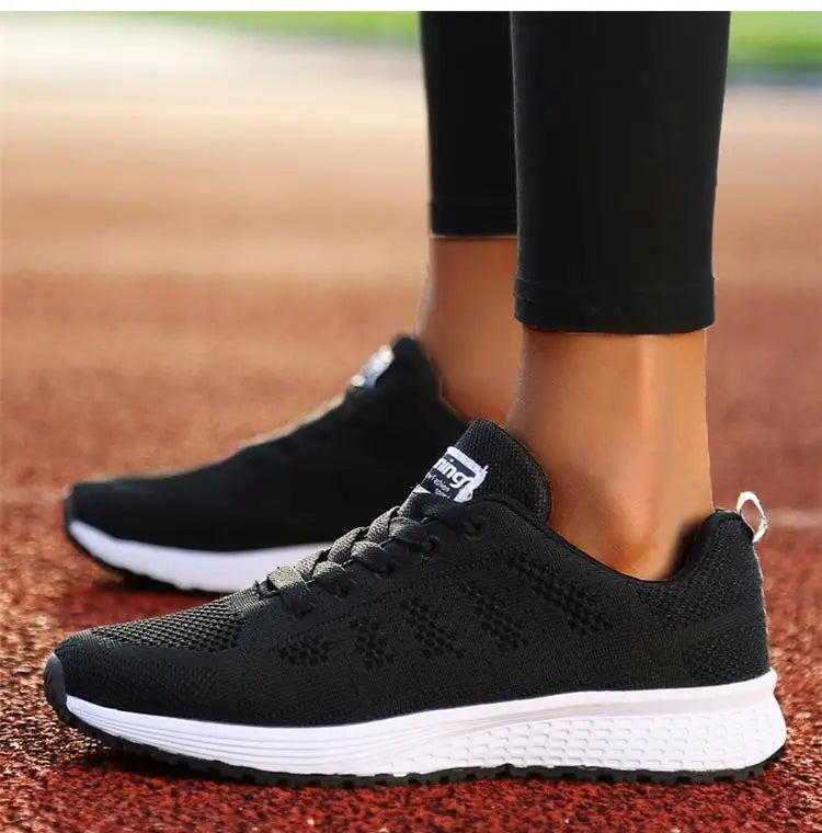 Fashion 2025 New Women's Sneakers Platform Shoes Woman Plus Size Casual Sneaker Woman Lace Up Female Sneakers Tenis Feminino Badiee Stylez