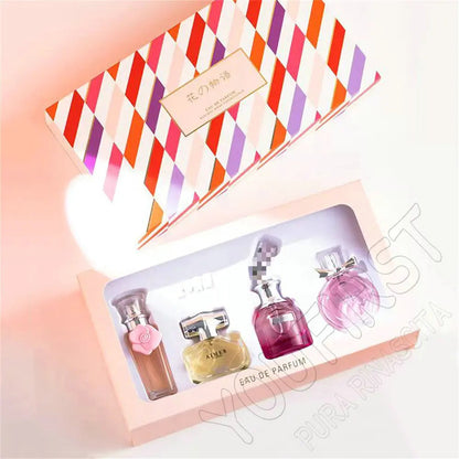 Classic Brand Perfume Women Eau de Parfum Femme 100ml Club De Nuit Perfumes Feminino Gift Box 4Pcs Set Floral Fruity Scent Spray Badiee Stylez