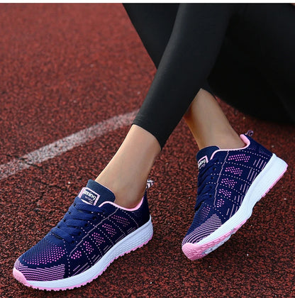 Fashion 2025 New Women's Sneakers Platform Shoes Woman Plus Size Casual Sneaker Woman Lace Up Female Sneakers Tenis Feminino Badiee Stylez