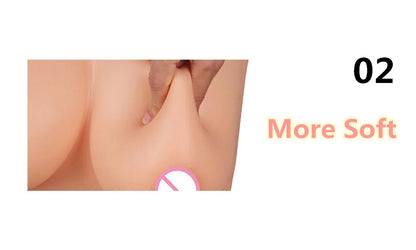 WANTES Crossdress for Men Beginner Fake Silicone Breast Forms Huge Boob A/B/C/D/E/G/H Cup Transgender Drag Queen Shemale Cosplay