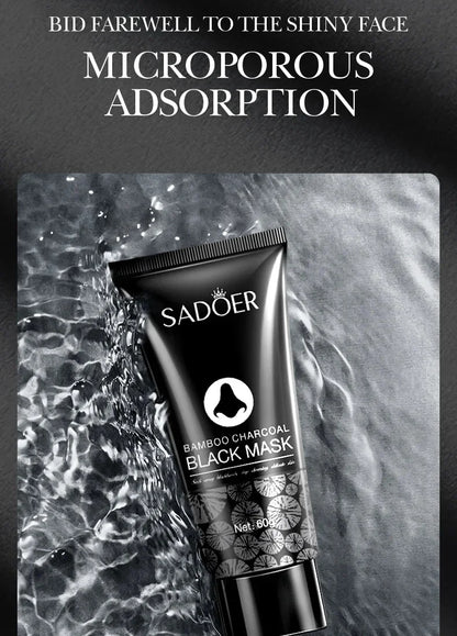Blackhead Remover Mask Bamboo Charcoal Shrink Pores Acne Black Head Removal Cream Nose Cleansing Black Peel Off Masks Skin Care